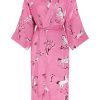 Loungewear Wild Lovers | Portia Kimono Pink Horse