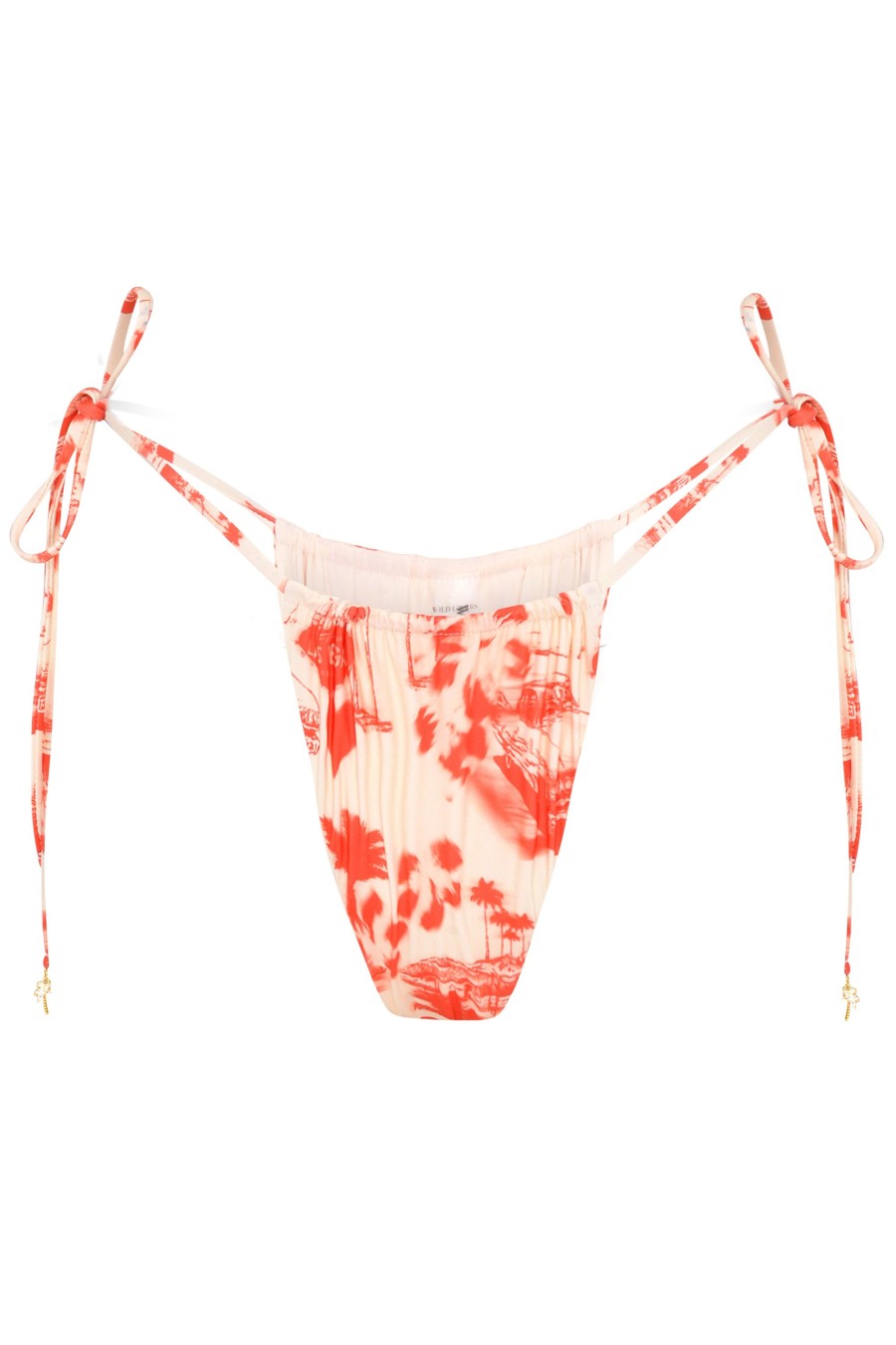 Swimwear Wild Lovers | Fiji Bikini Bottoms Off White / Red