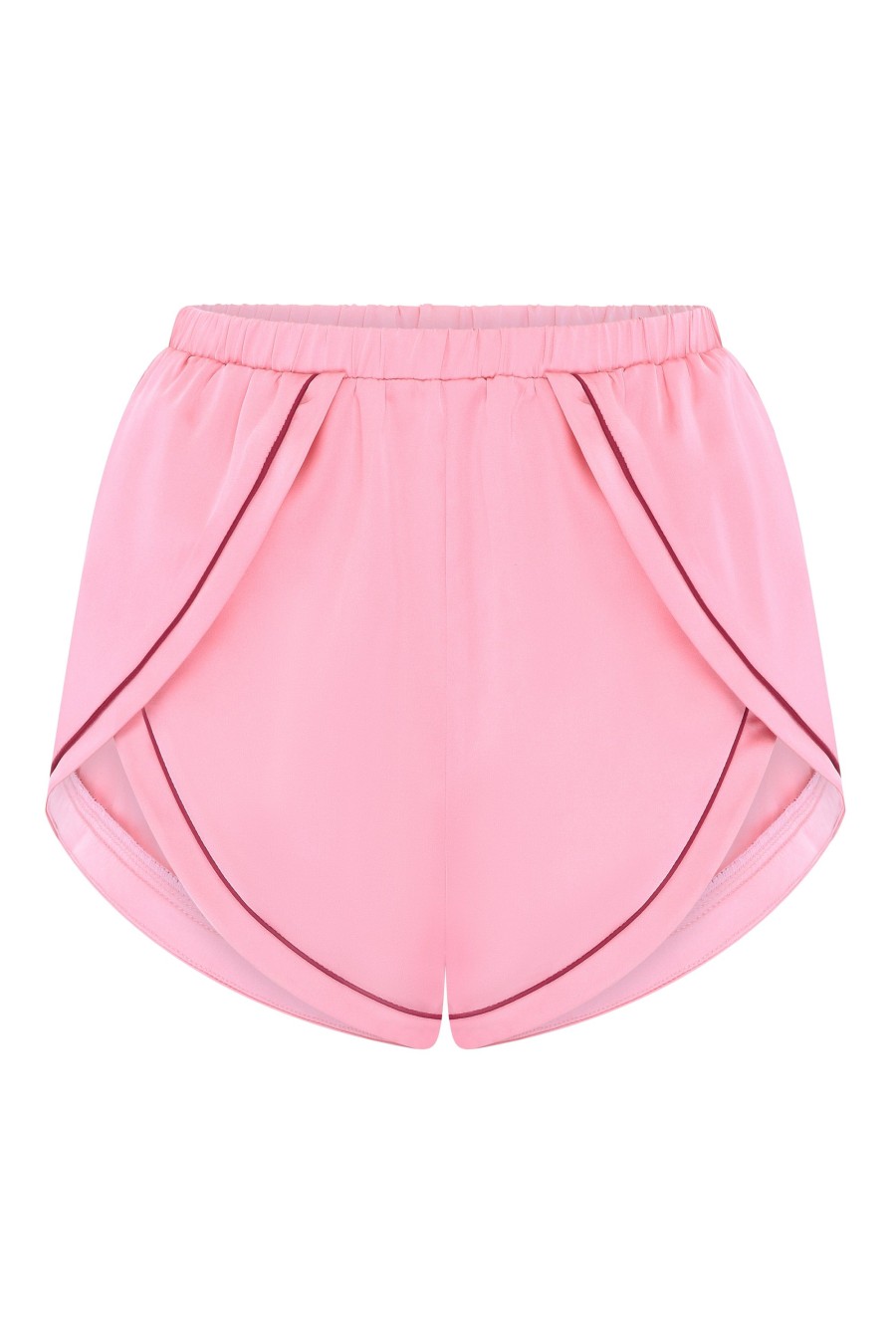 Loungewear Wild Lovers | Rosie Pj Shorts | Wild Lovers X Uo Out From Under Pink / Beet Red