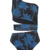 Swimwear Wild Lovers | Hana Swimsuit Blue Palm Tree