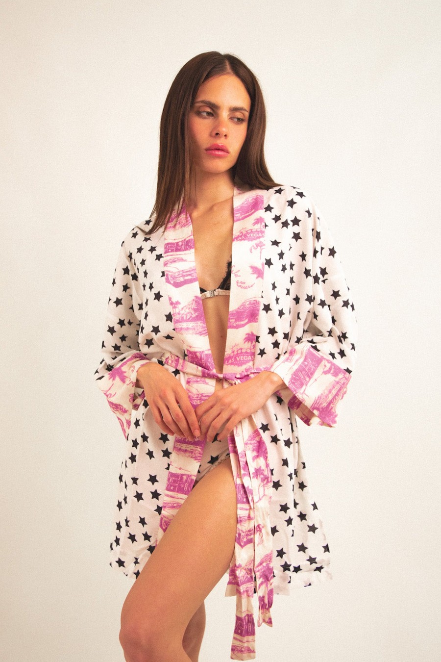 Loungewear Wild Lovers | Grace Kimono Star / Las Vegas