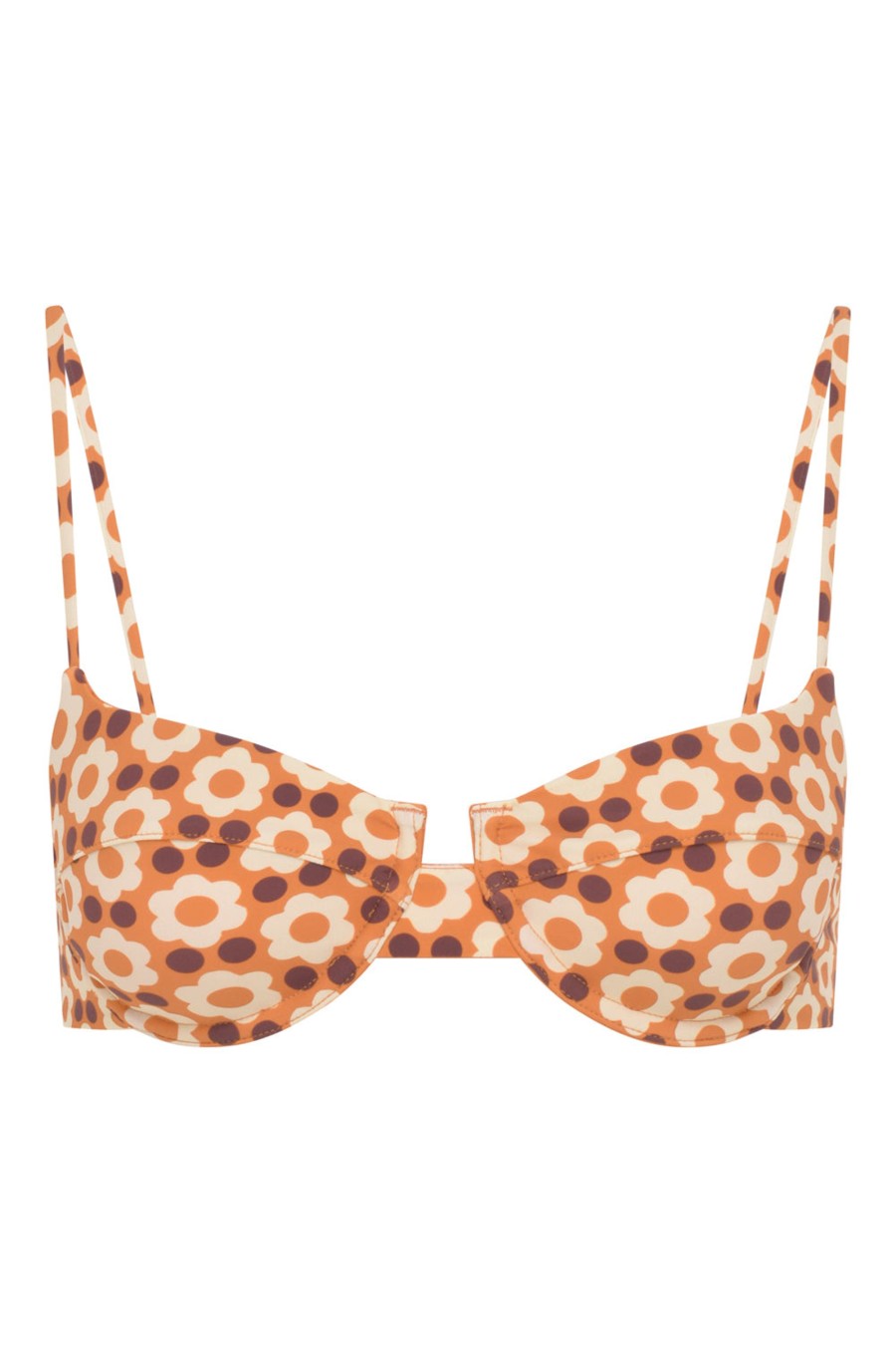 Swimwear Wild Lovers | Cielo Drive Bikini Top Retro Floral