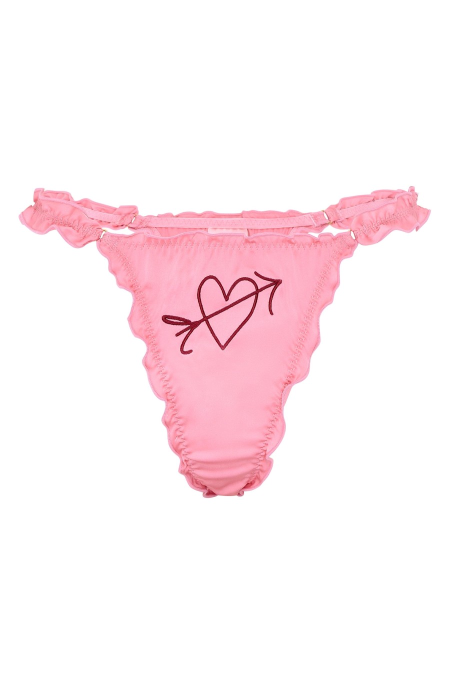 Lingerie Wild Lovers | Candy Brief | Wild Lovers X Uo Out From Under Pink / Beet Red