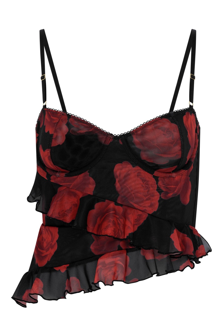 Lingerie Wild Lovers | Honey Corset | Wild Lovers X Uo Out From Under Red Roses