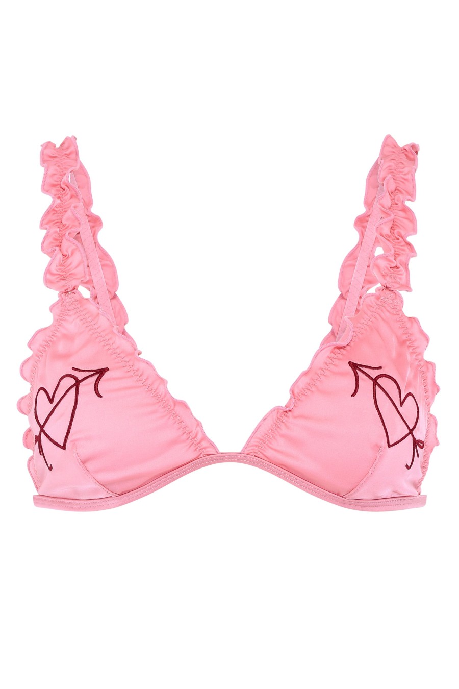 Lingerie Wild Lovers | Candy Bra | Wild Lovers X Uo Out From Under Pink / Beet Red