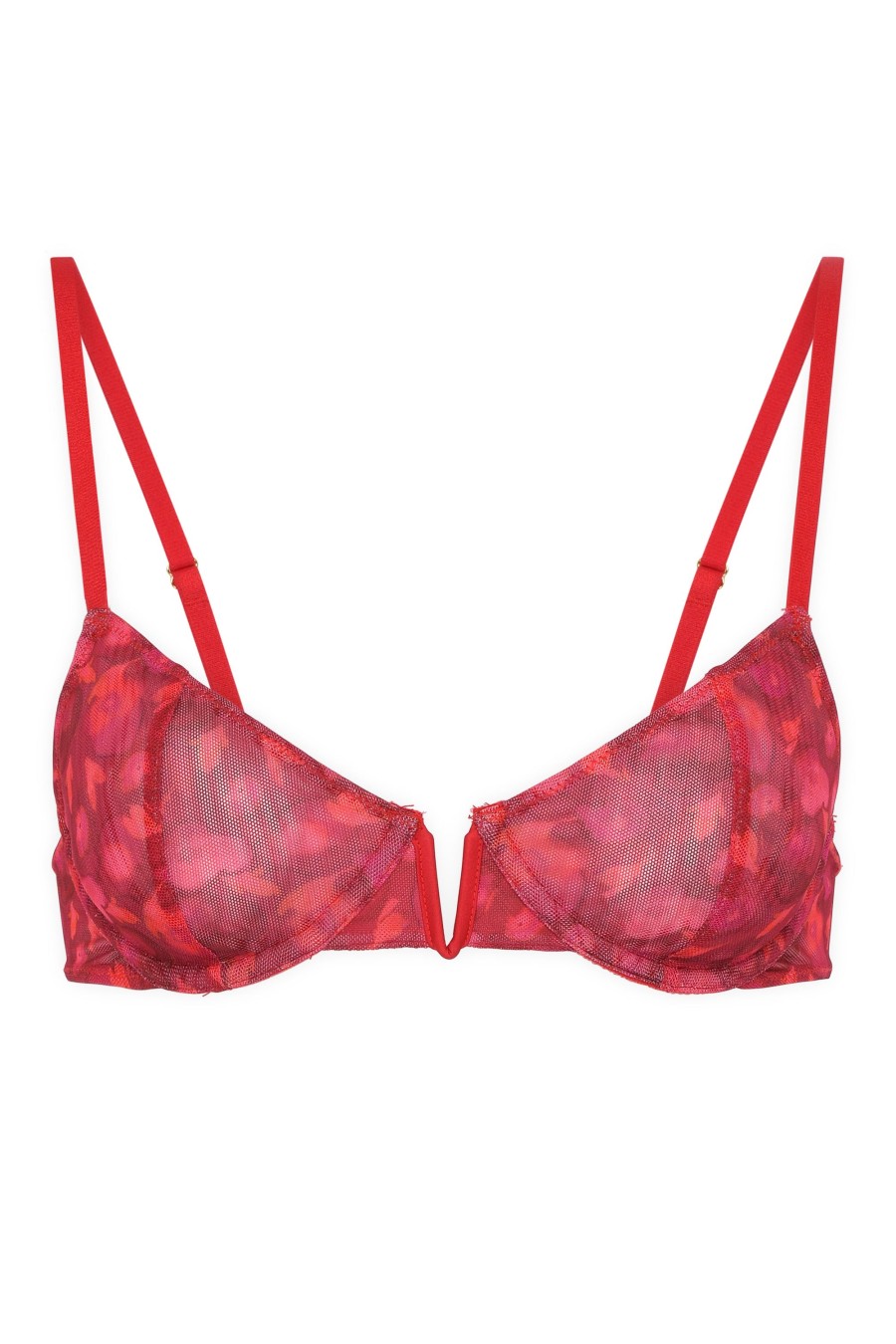 Lingerie Wild Lovers | Beth Bra Red Animal